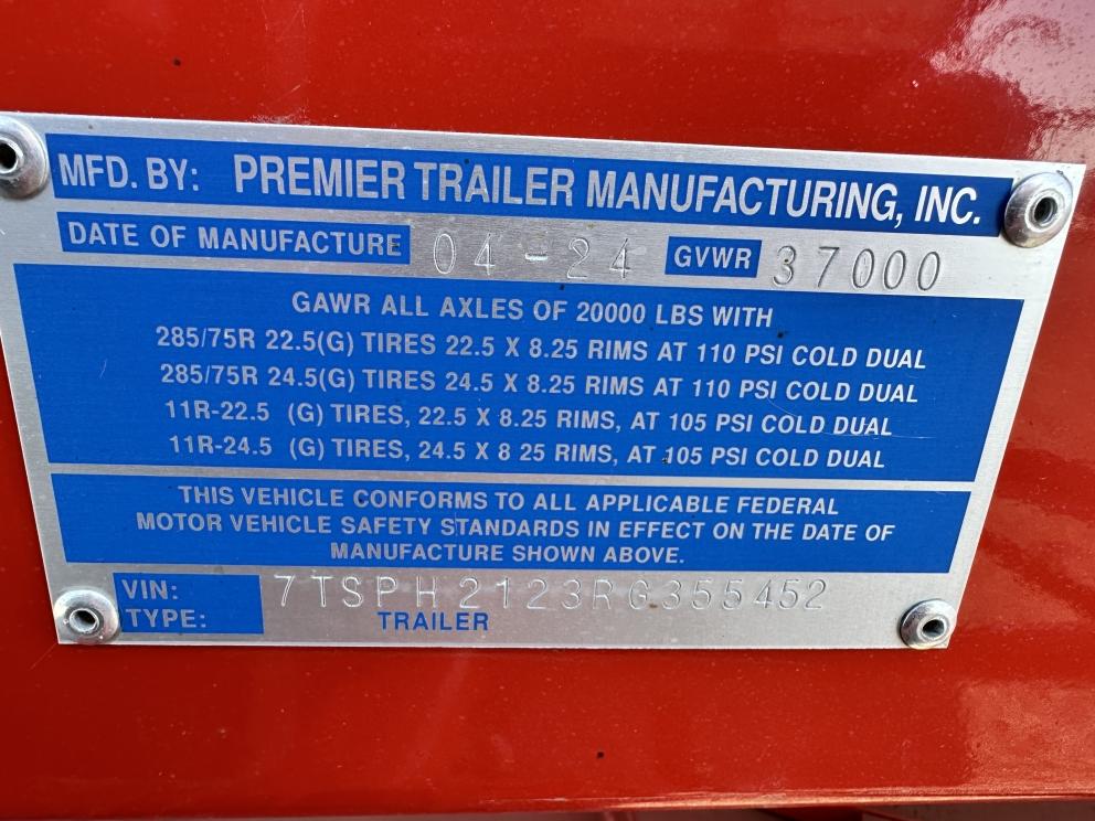 Image for 2024 Premier Trailers Bottom Hopper Doubles