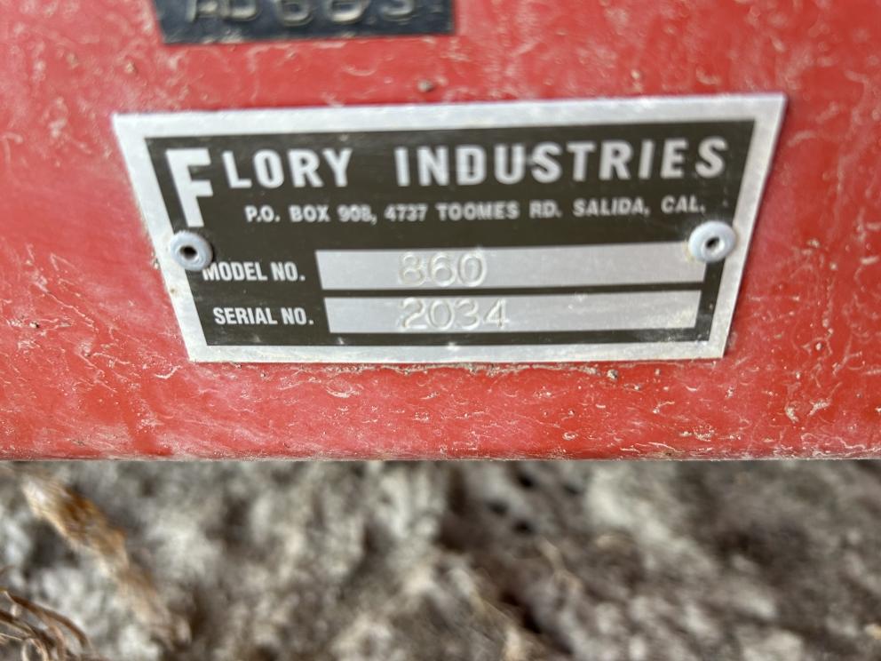 Image for 2013 Flory 860 Pull Type Nut Harvester