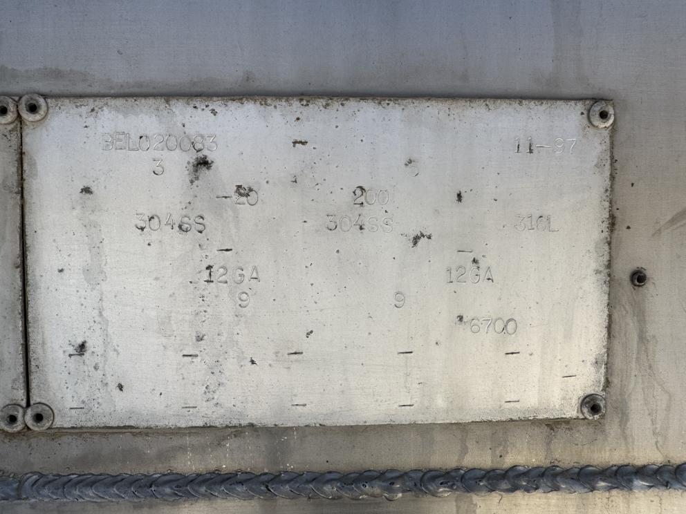 Image for 1997 Beal 6700 Gal T/A Stainless Tanker