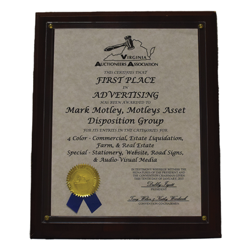 Image of First Place in Advertising