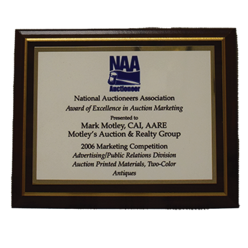 Image of Award of Excellence in Auction Marketing