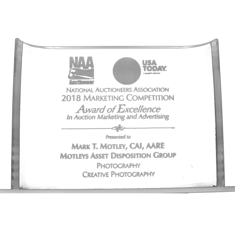 Image of Award of Excellence in Auction Marketing & Advertising