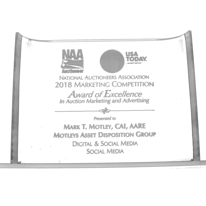 Image of Award of Excellence in Auction Marketing & Advertising