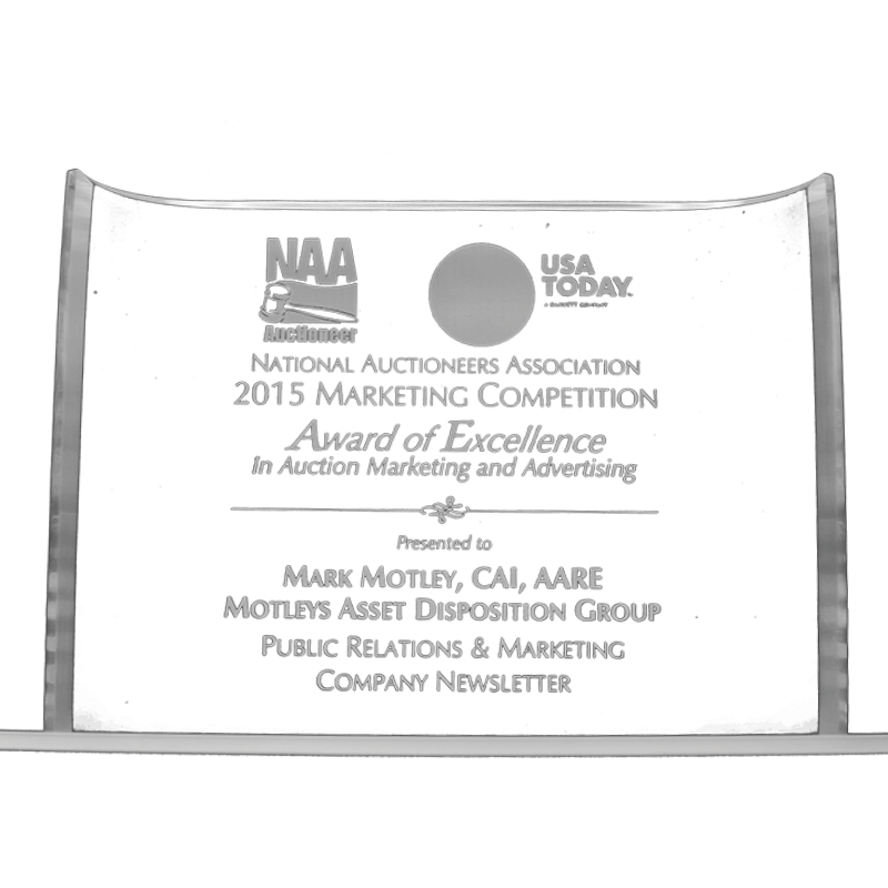 Image of Award of Excellence in Auction Marketing & Advertising