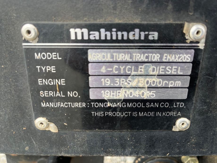 Image for 2019 Mahindra HST EMax 20s Tractor, Hours 125, 50” Cutting Deck, Diesel Engine