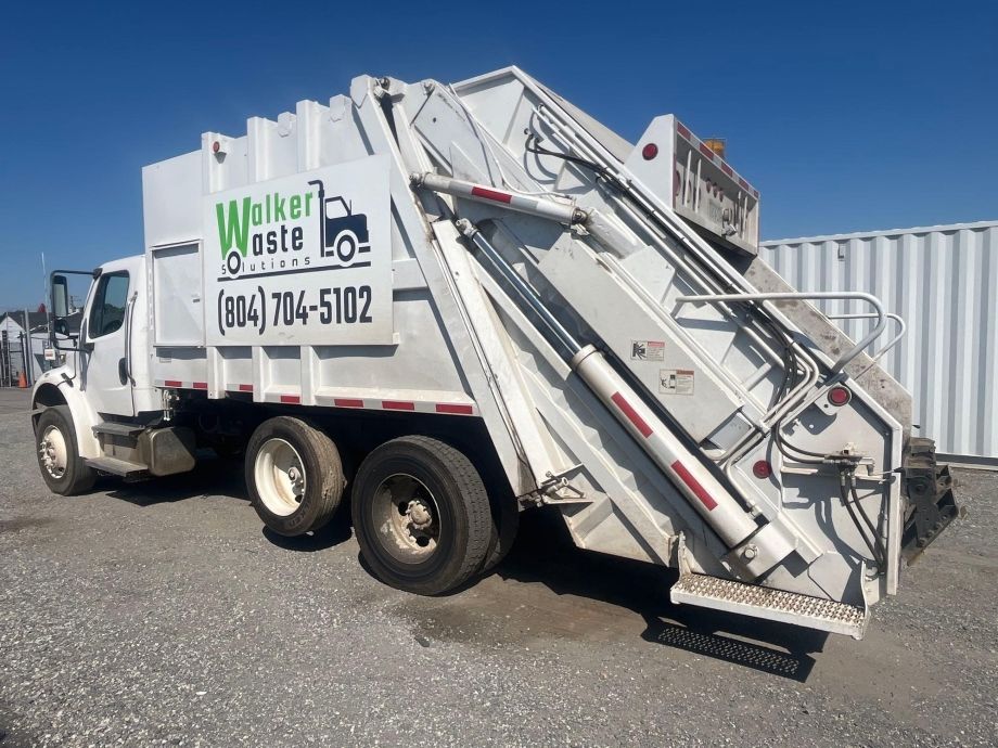 Image for 2005 Freightliner M2 20YD T/A Rear Load Refuse Truck, 20YD Pakmor Rearload, 2 Cart Tippers Installed