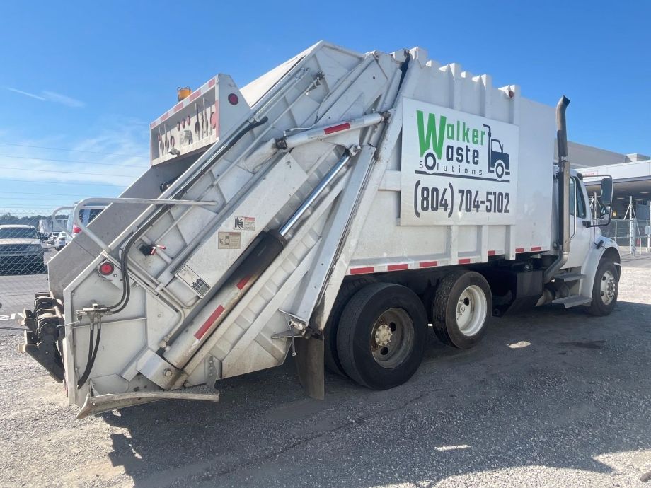 Image for 2005 Freightliner M2 20YD T/A Rear Load Refuse Truck, 20YD Pakmor Rearload, 2 Cart Tippers Installed