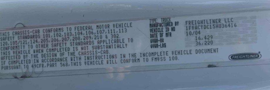 Image for 2005 Freightliner M2 20YD T/A Rear Load Refuse Truck, 20YD Pakmor Rearload, 2 Cart Tippers Installed