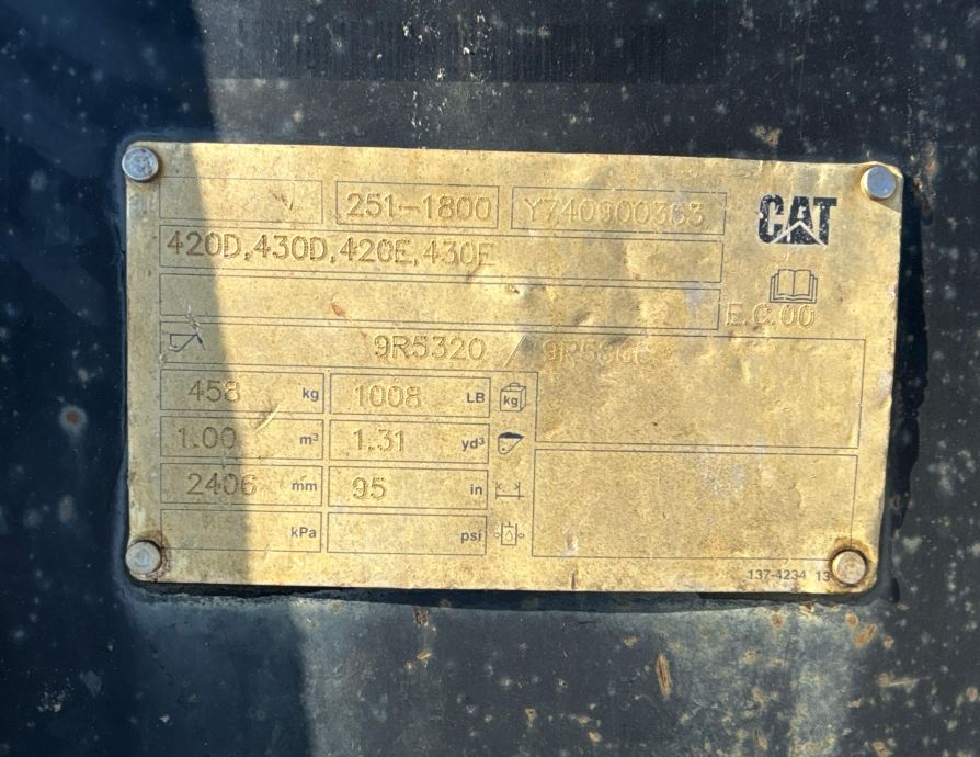 Image for 2005 CAT 420D 4x4 Backhoe Loader, Hours 3,703, Major Preventative Maintenance Performed 2025