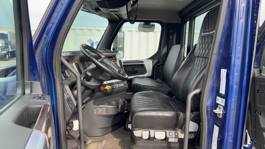 Image for 2025 Western Star 47X Quad Axle Dump Truck, Miles 28,462, 16’ Dump Bed, Hydraulic Dump Bed Door