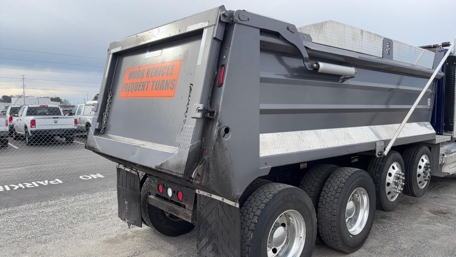 Image for 2025 Western Star 47X Quad Axle Dump Truck, Miles 28,462, 16’ Dump Bed, Hydraulic Dump Bed Door