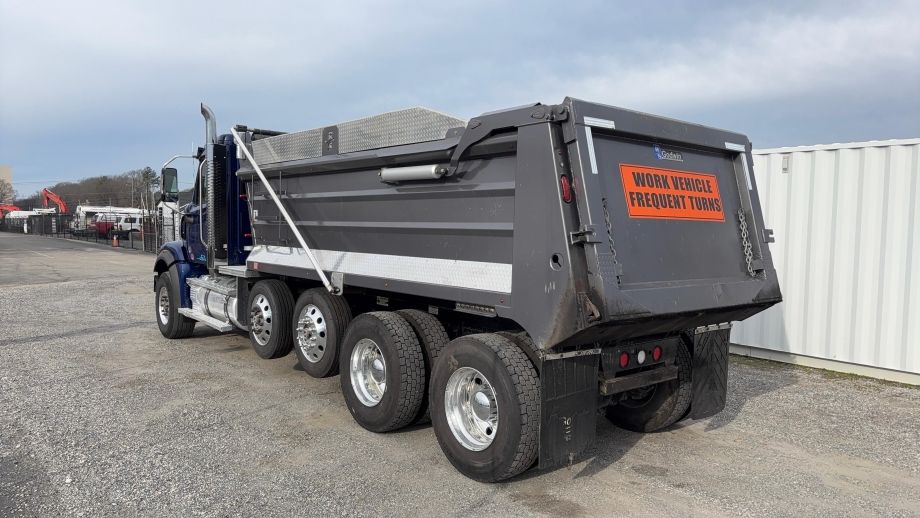 Image for 2025 Western Star 47X Quad Axle Dump Truck, Miles 28,462, 16’ Dump Bed, Hydraulic Dump Bed Door