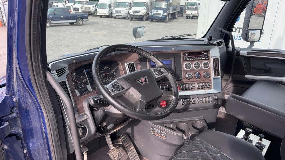 Image for 2025 Western Star 47X Quad Axle Dump Truck, Miles 28,462, 16’ Dump Bed, Hydraulic Dump Bed Door