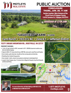 Image for 103± AC Farm/Ranch | Rixeyville, VA