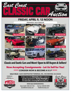 Image for East Coast Classic Car Auction