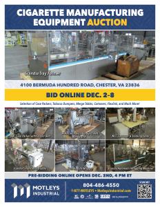 Image for Cigarette Manufacturing Equipment