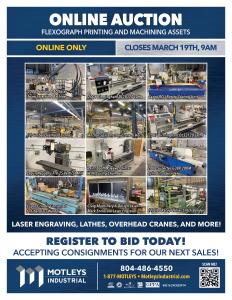 Image for Flexographic Printing and Machining Assets - Xymid Print Sleeves Asset Realignment