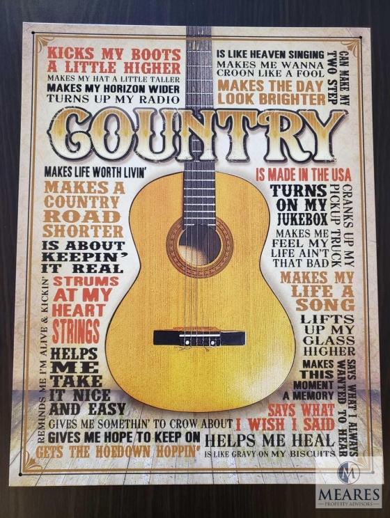 Image for Retro Tin Sign Auction - Humor & Inspiration