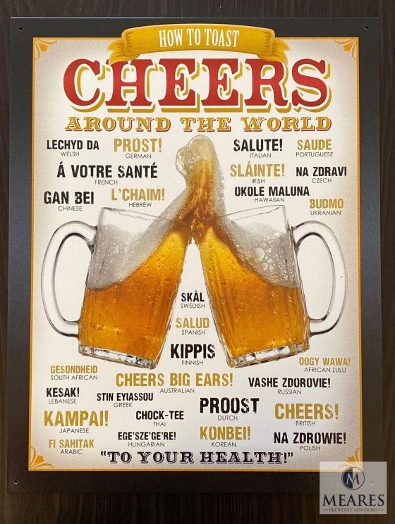 Image for Retro Tin Sign Auction - Humor & Inspiration