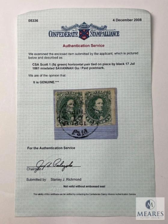 Image for One-Owner Lifetime Stamp Collection - Auction #2 (23-138)