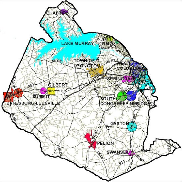 Lexington map