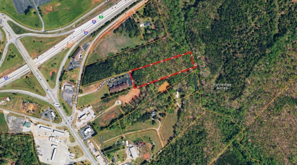 Image for Auction: ±4.53 Acres of Commercial Land Across I-85 from the Gaffney Outlet Mall (24-81)
